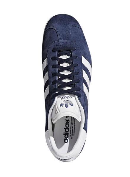 Mens adidas navy gazelle og trainers shop
