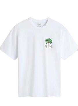 Camiseta Vans Down Time Blanc Pour Homme