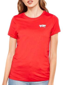 T-Shirt only Popcorn Red for Women