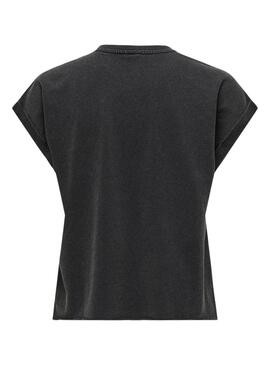 T-shirt Only Lucinda Noir pour femme