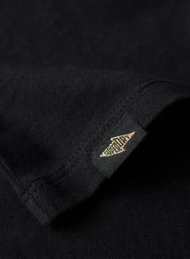 T-shirt Superdry Tattoo Tank Noir pour Femme