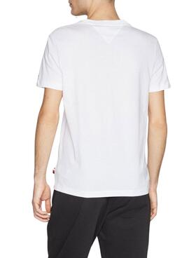Maillot Tommy Hilfiger Columbus Blanc pour Homme