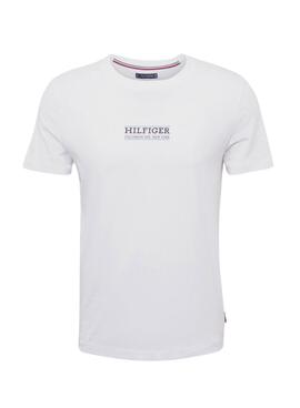 Maillot Tommy Hilfiger Columbus Blanc pour Homme