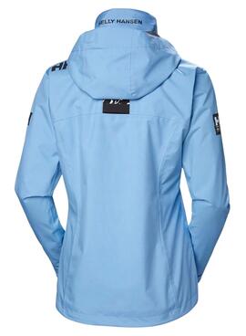 Veste Helly Hansen Crew Hooded Bleu pour Femme