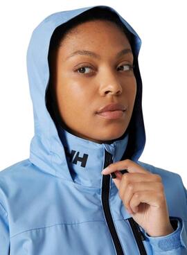Veste Helly Hansen Crew Hooded Bleu pour Femme