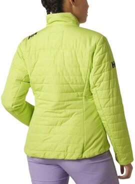 Veste Helly Hansen Crew Insulator verte pour femme