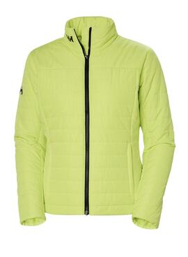 Veste Helly Hansen Crew Insulator verte pour femme