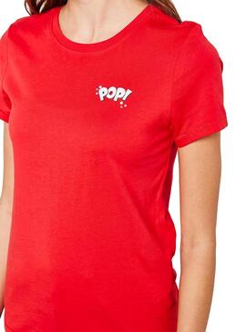 T-Shirt only Popcorn Red for Women