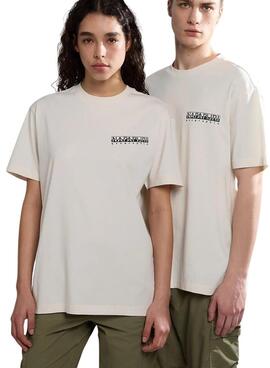 T-shirt Napapijri Kotcho Blanc pour Homme et Femme