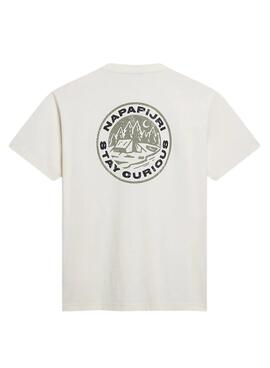 T-shirt Napapijri Kotcho Blanc pour Homme et Femme