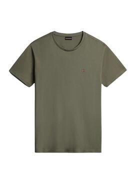 T-shirt Napapijri Salis vert pour homme