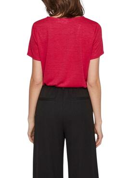 Chemise Vila Viamer V-Neck Rose Pour Femme