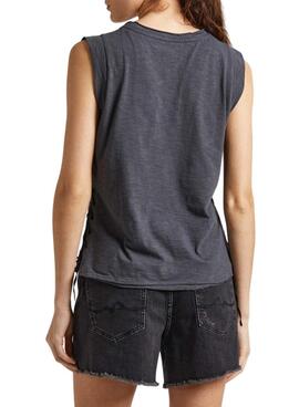 T-shirt Pepe Jeans Katrina Gris Pour Femme