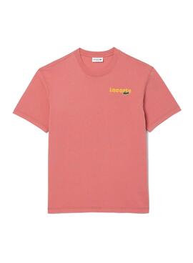 Chemise Lacoste Retro Loose Coral pour Homme
