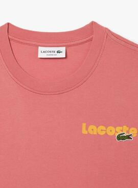 Chemise Lacoste Retro Loose Coral pour Homme