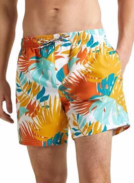 Maillot de bain Pepe Jeans Leaf multicolore pour homme