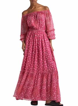 Robe Pepe Jeans Marlene Rose pour femme