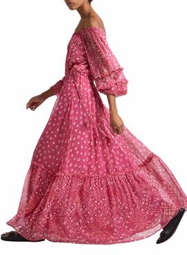 Robe Pepe Jeans Marlene Rose pour femme