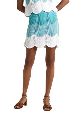 Jupe Pepe Jeans Galea Bleu Pour Femme