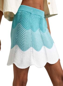 Jupe Pepe Jeans Galea Bleu Pour Femme