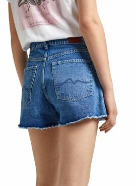 Shorts Pepe Jeans Denim A Line pour femme