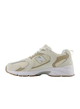 Baskets New Balance 530 Linen Crème Pour Femme