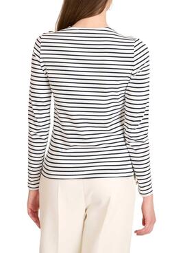 Camiseta Naf Naf Marin Marino Pour Femme