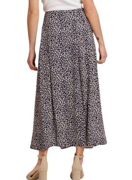 Jupe Naf Naf Print Marine pour Femme