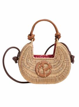 Sac à main Pepe Jeans Janea Soleil en osier pour femme