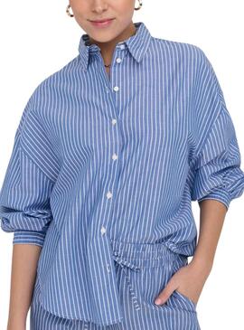 Chemise Only Larja Bleue Pour Femme