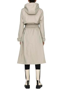 Manteau Only Rene Gris pour femme.