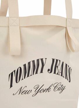 Sac Tommy Jeans Hot Summer Tote Beige pour femme