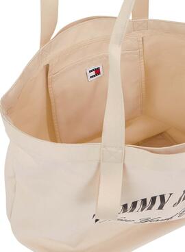 Sac Tommy Jeans Hot Summer Tote Beige pour femme