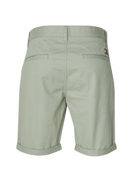 Bermudes Tommy Jeans Scanton Vert Pour Homme
