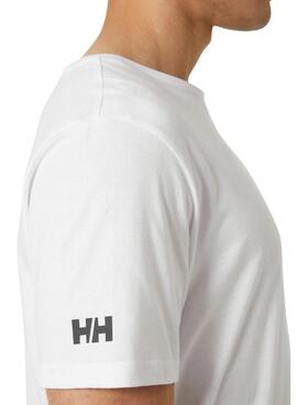 T-shirt Helly Hansen Shoreline blanc pour homme