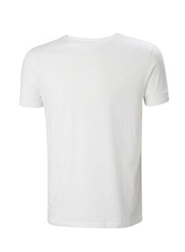 T-shirt Helly Hansen Shoreline blanc pour homme