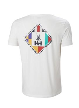 T-shirt Helly Hansen Shoreline blanc pour homme