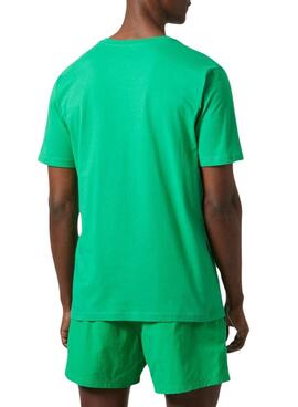 T-shirt Helly Hansen Logo Vert Pour Homme