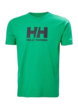 T-shirt Helly Hansen Logo Vert Pour Homme