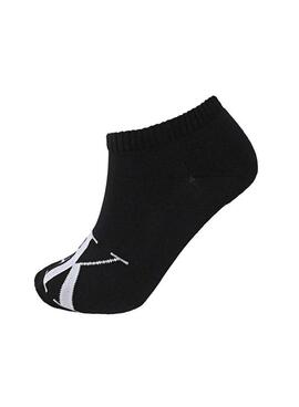 Chaussettes Calvin Klein Sneaker blanc et noir pour homme