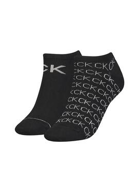 Chaussettes Calvin Klein Sneaker Noir pour Femme