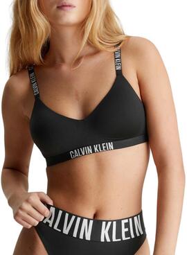 Soutien-gorge Bralette Calvin Klein doublé noir pour femme