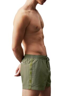 Maillot de bain Calvin Klein Medium Vert pour Homme
