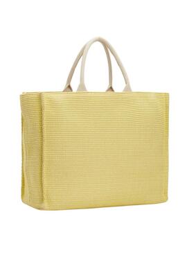 Sac de plage Tommy Hilfiger jaune pour femme