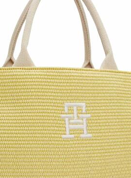 Sac de plage Tommy Hilfiger jaune pour femme