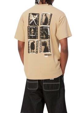 Maillot Carhartt Contact Sheet Toasté pour Homme