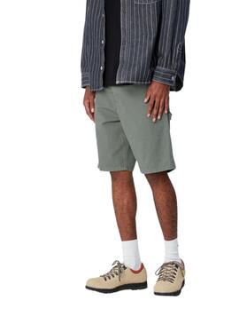 Bermuda Carhartt Single Knee Vert pour Homme