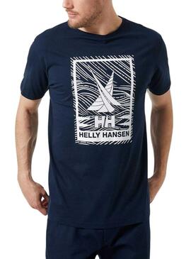 Maillot Helly Hansen Shoreline Marine Pour Homme
