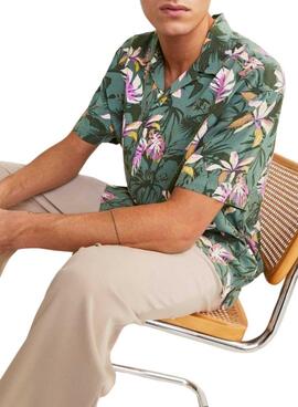 Chemise Jack and Jones Luke verte pour homme