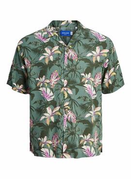 Chemise Jack and Jones Luke verte pour homme